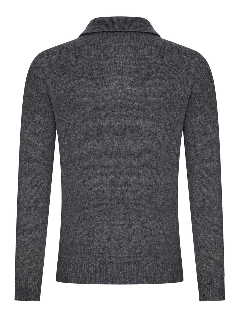 MAGLIONE A POLO IN LANA
