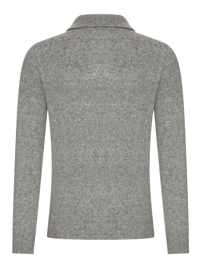 MAGLIONE A POLO IN LANA