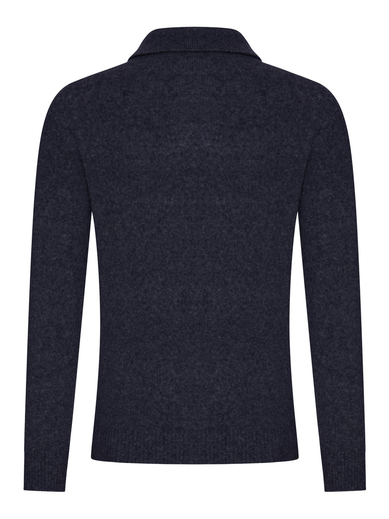 MAGLIONE A POLO IN LANA