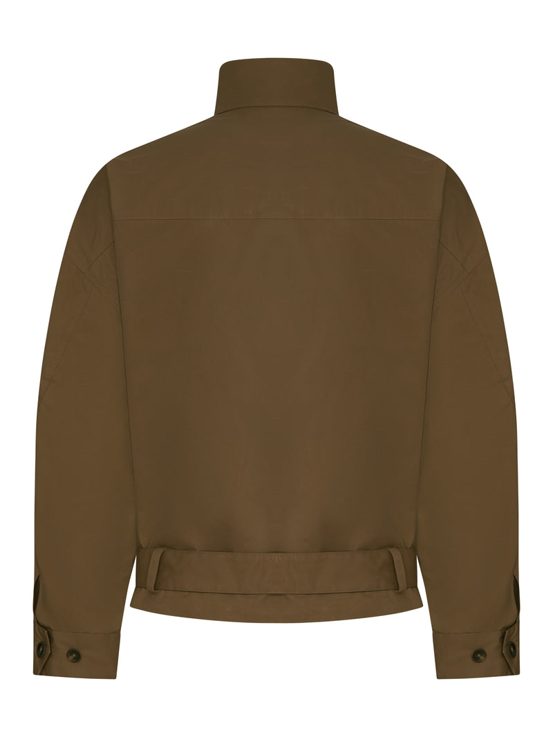 BLOUSON REVERSIBILE IN COTONE CON CINTURA