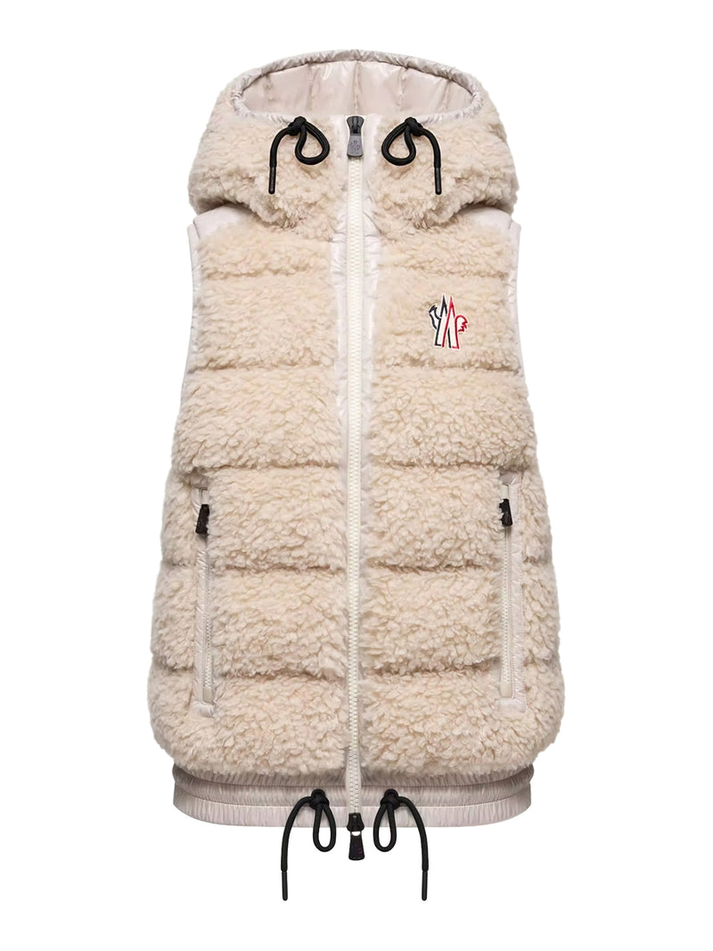 GILET ISOLANTE CON CAPPUCCIO STILE TEDDY