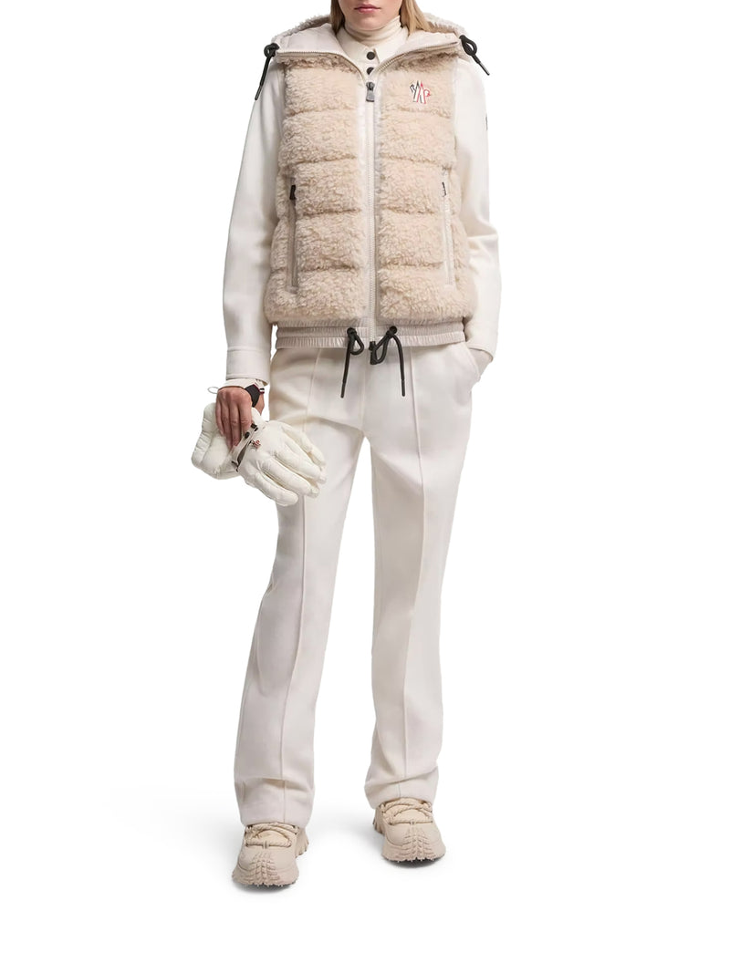 GILET ISOLANTE CON CAPPUCCIO STILE TEDDY