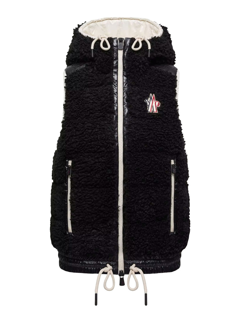 GILET ISOLANTE CON CAPPUCCIO STILE TEDDY