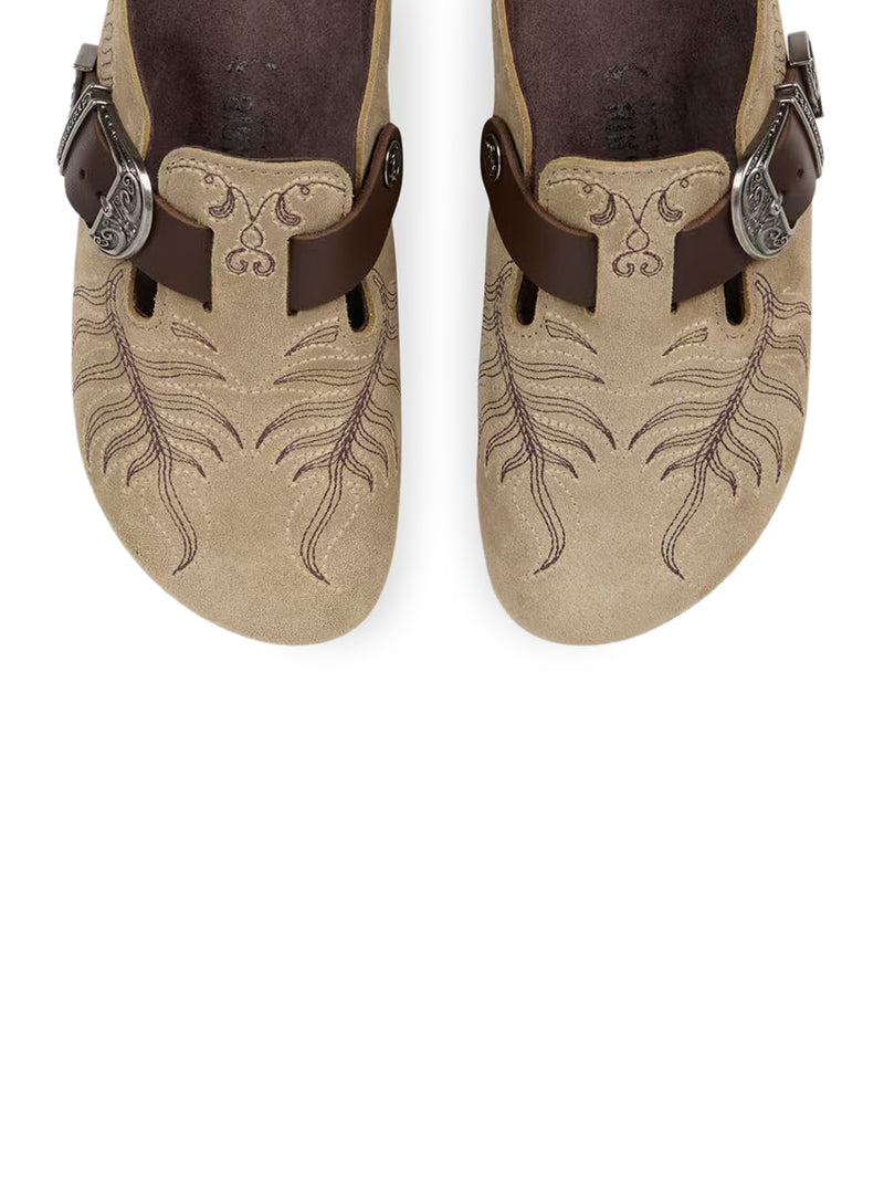 SABOT BOSTON IN SUEDE RICAMATO BIRKENSTOCK BY ETRO