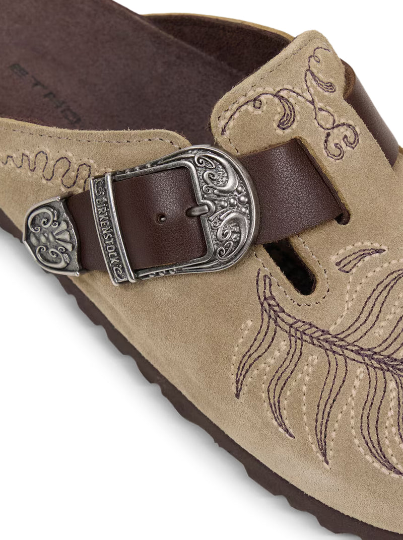 SABOT BOSTON IN SUEDE RICAMATO BIRKENSTOCK BY ETRO