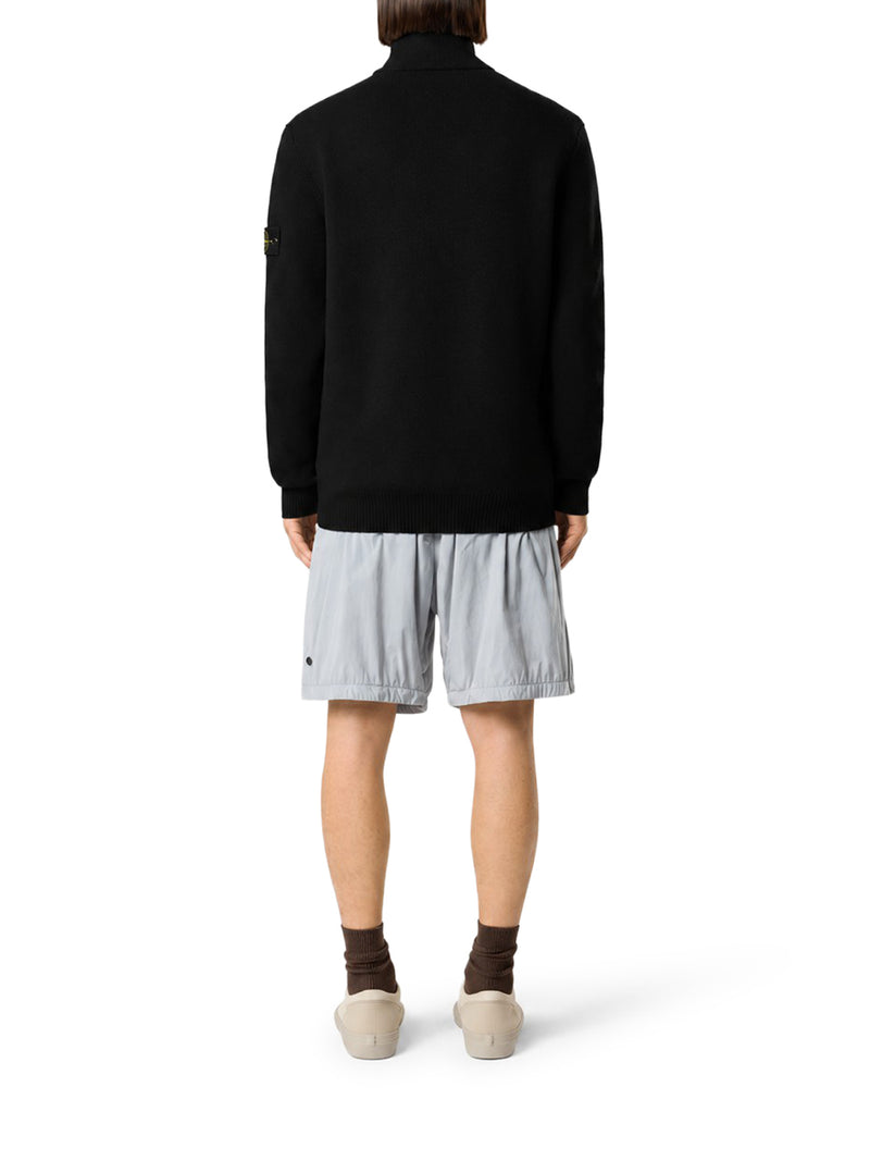 MAGLIONE VESTIBILITÀ AMPIA CON ZIP E TASCHE