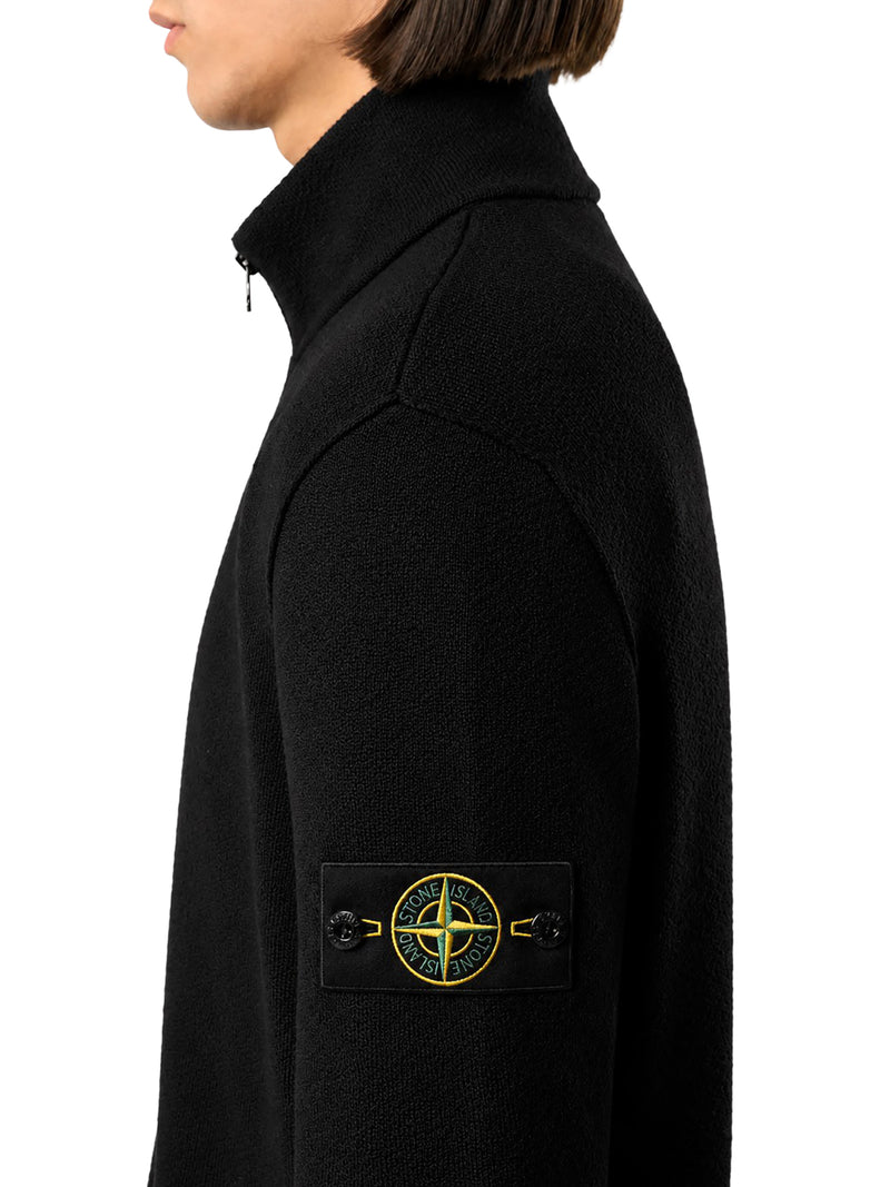MAGLIONE VESTIBILITÀ AMPIA CON ZIP E TASCHE