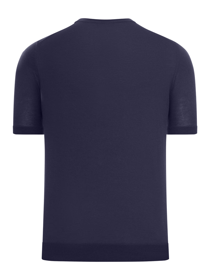 T-SHIRT GIROCOLLO IN MAGLIA DI COTONE