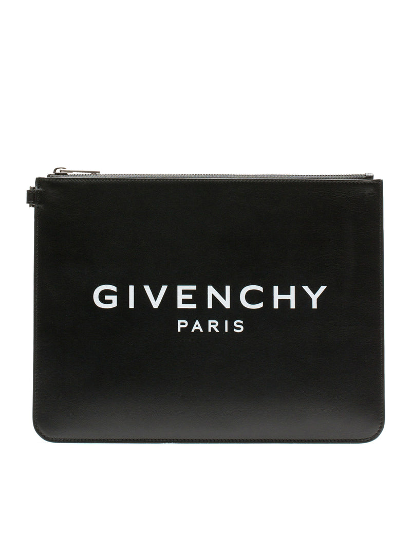 CLUTCH GIVENCHY IN PELLE CON LOGO