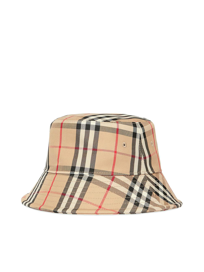 Cappello bucket con motivo Vintage Check