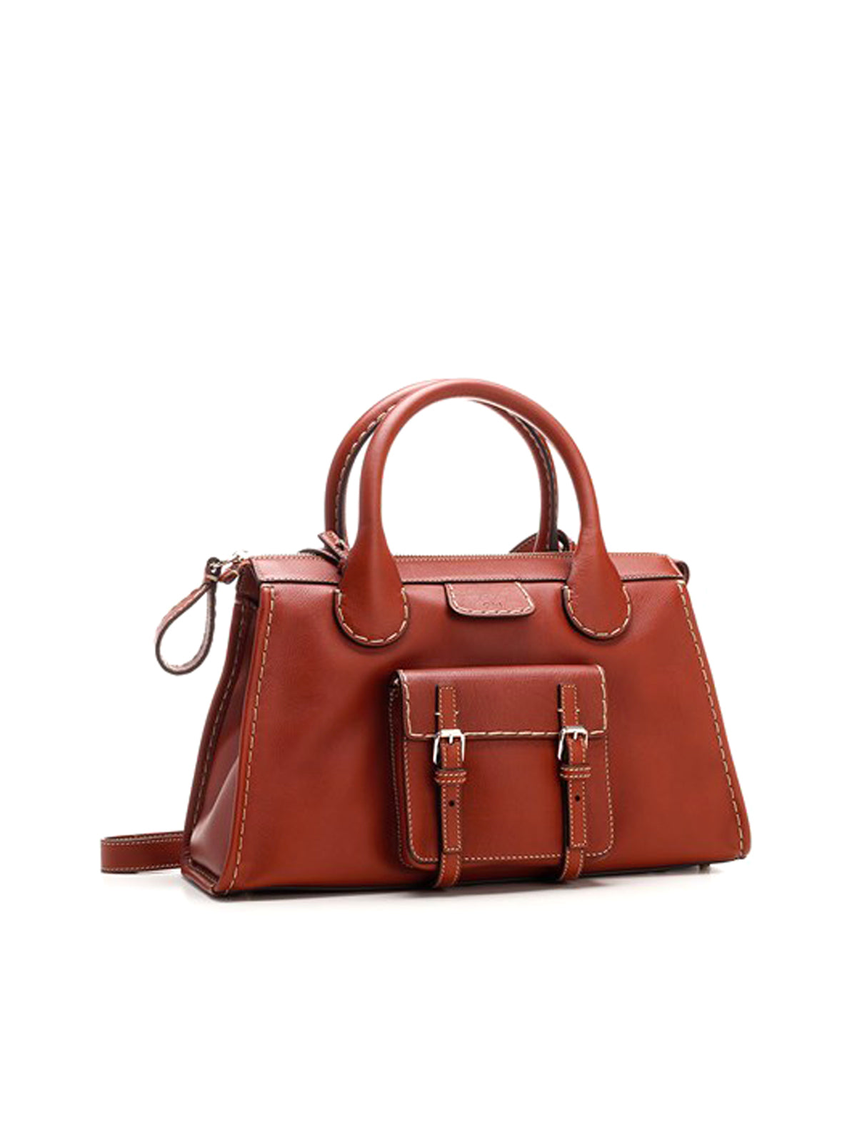 Borsa da giorno media Edith in pelle di bufalo