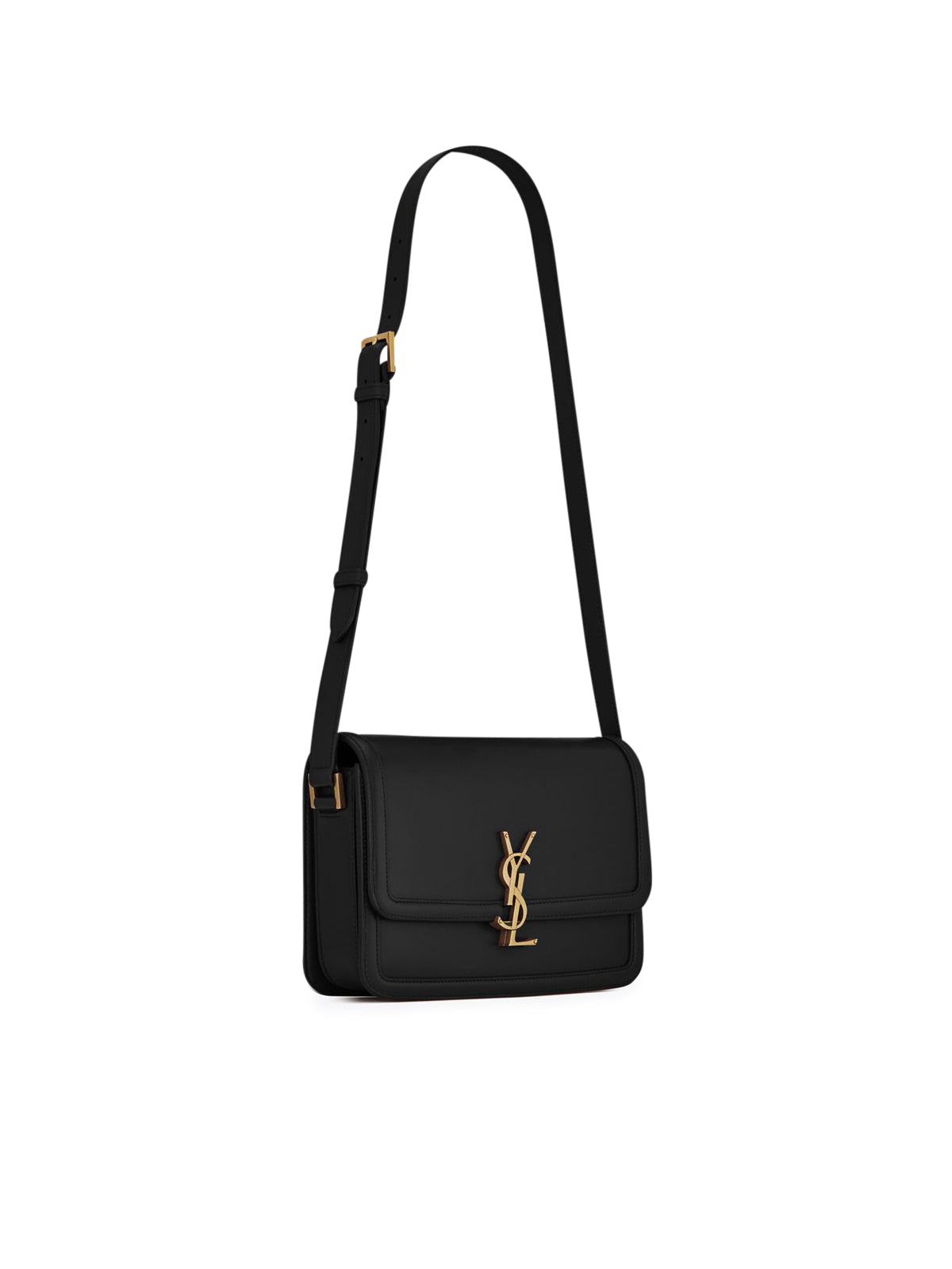 BORSA SATCHEL SOLFERINO MEDIA IN PELLE BOX SAINT LAURENT