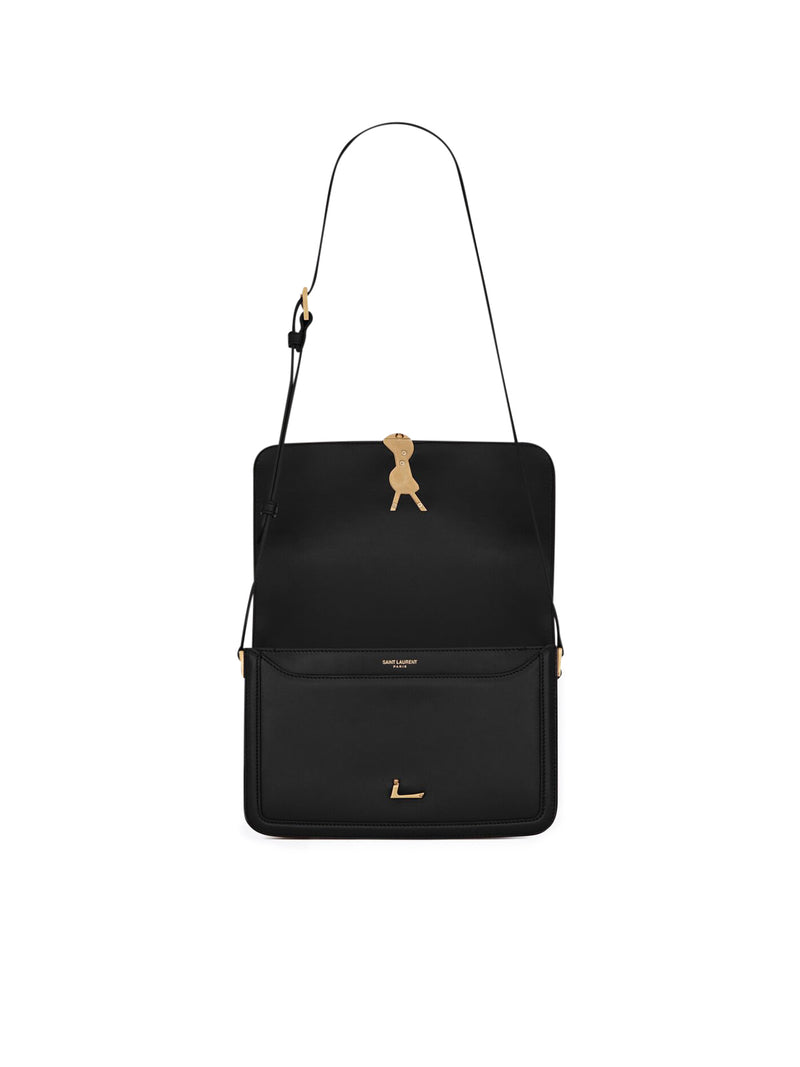 BORSA SATCHEL SOLFERINO MEDIA IN PELLE BOX SAINT LAURENT