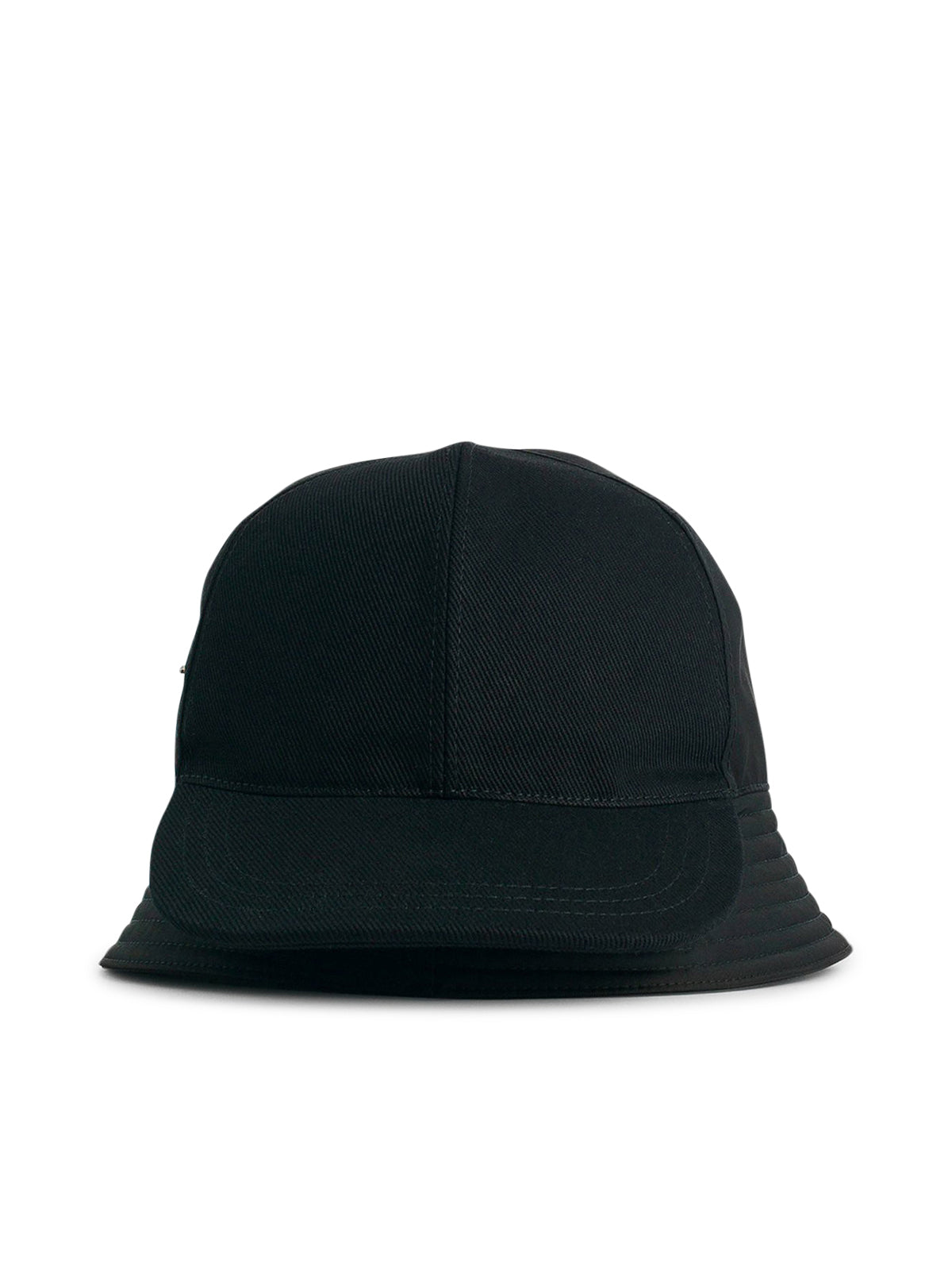 Cappello a secchiello da uomo Prada in re-nylon nero