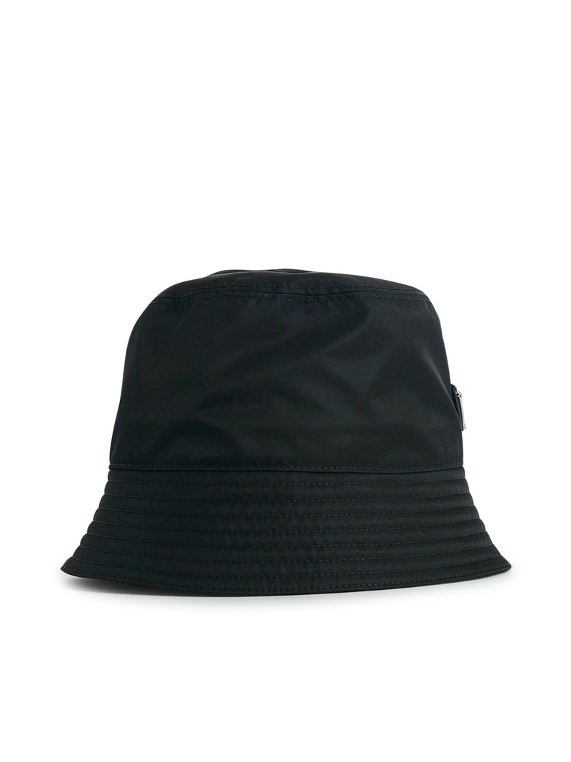 Cappello a secchiello da uomo Prada in re-nylon nero