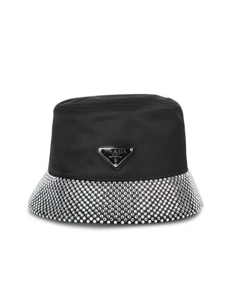 Cappello da pescatore in Re-Nylon con cristalli