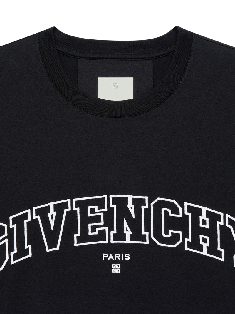 T-shirt in jersey ricamato GIVENCHY College