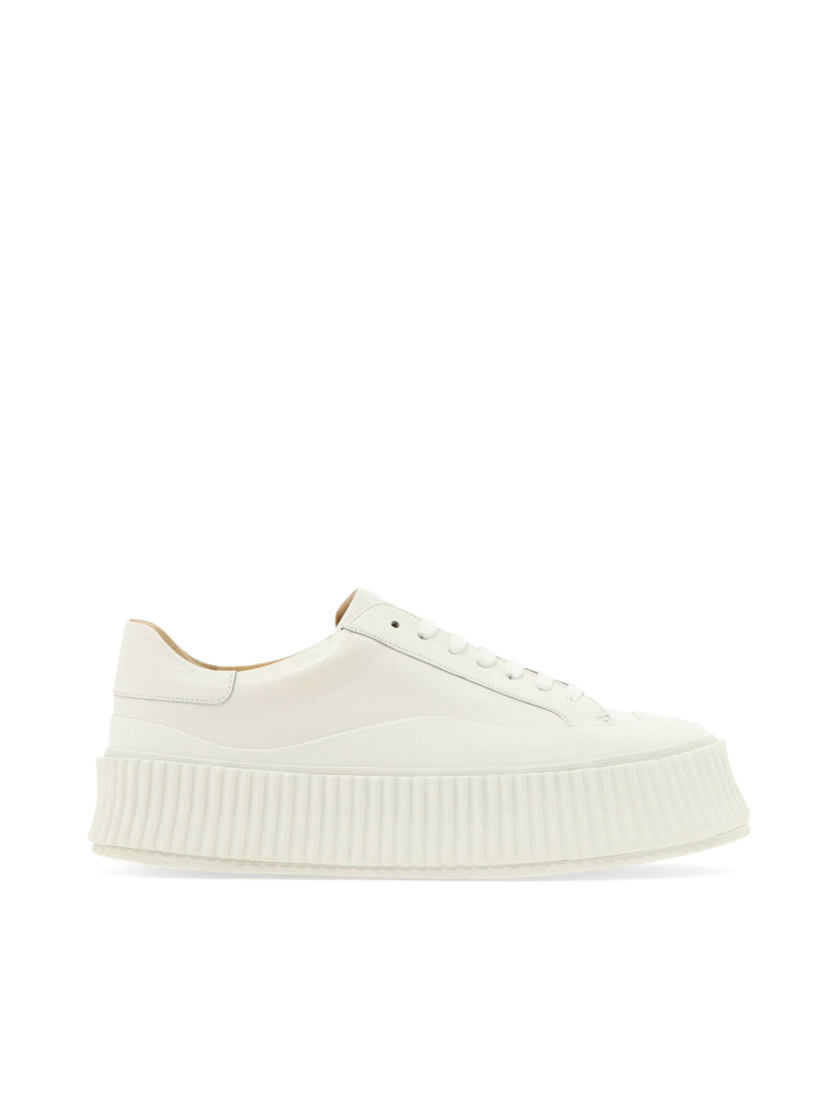 SNEAKERS PLATFORM IN PELLE