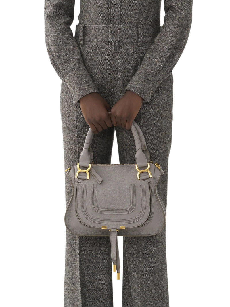 BORSA MARCIE PICCOLA IN PELLE GRANATA