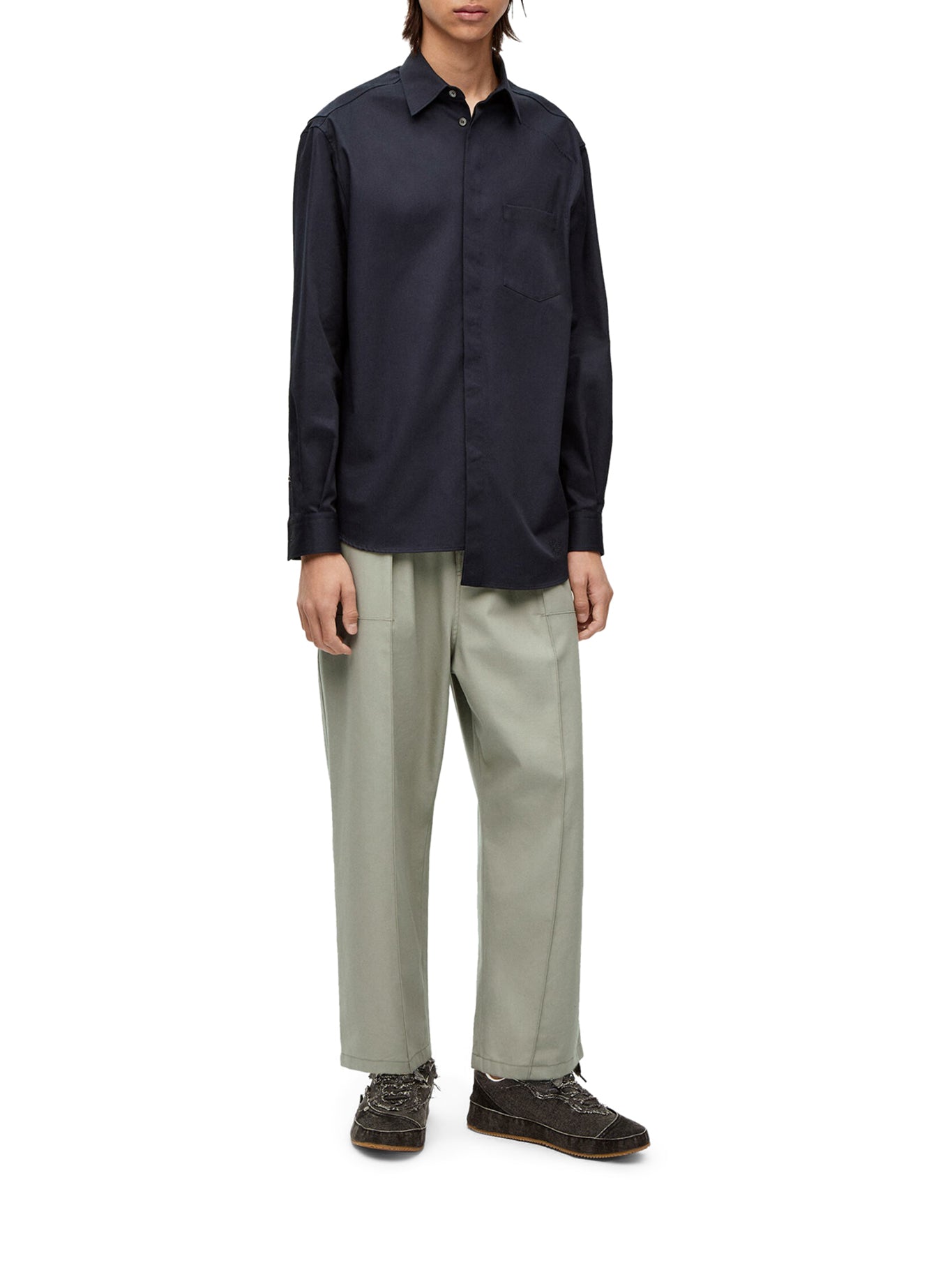 PANTALONI CON CAVALLO BASSO