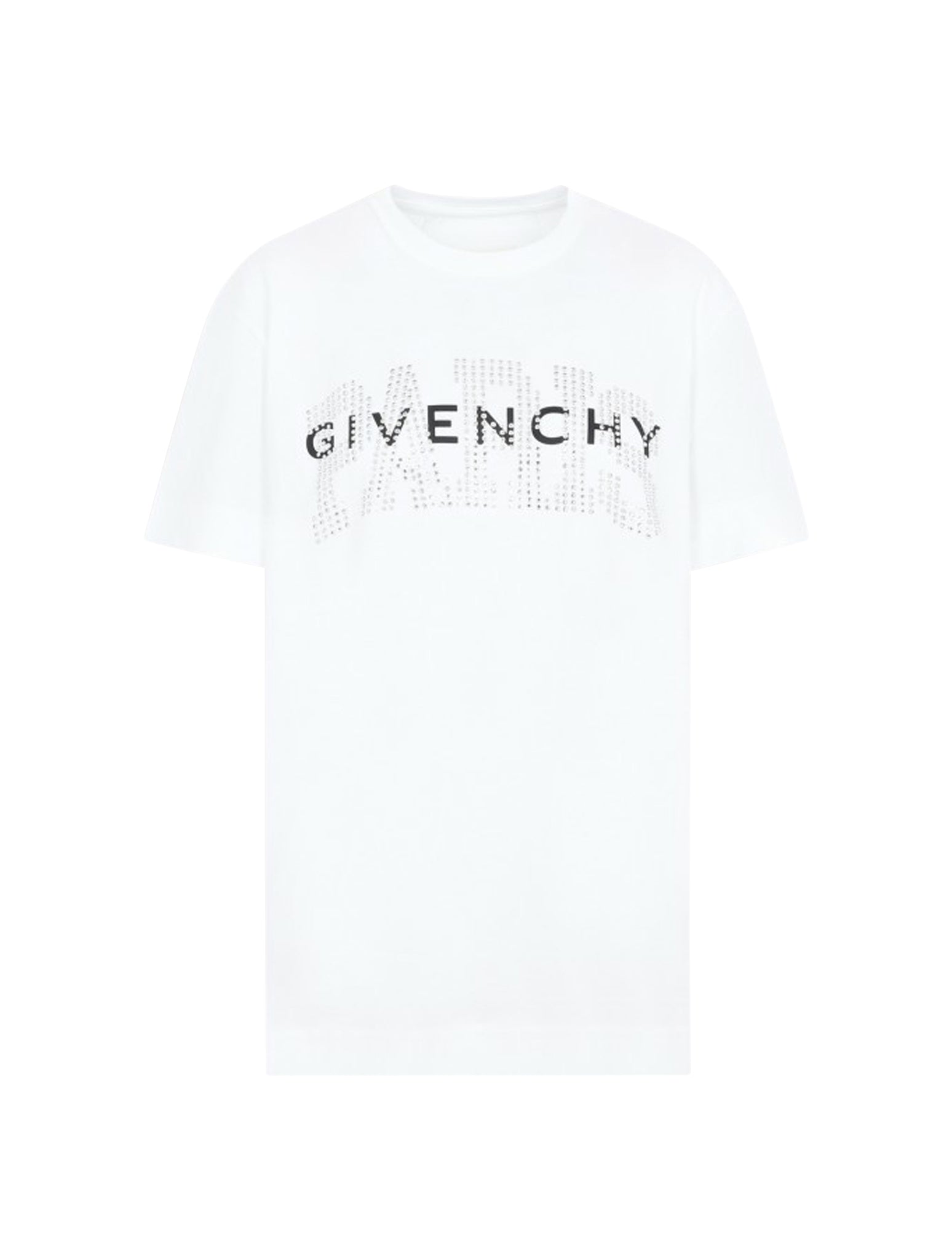 T-shirt dal taglio classico in cotone bianco di Givenchy