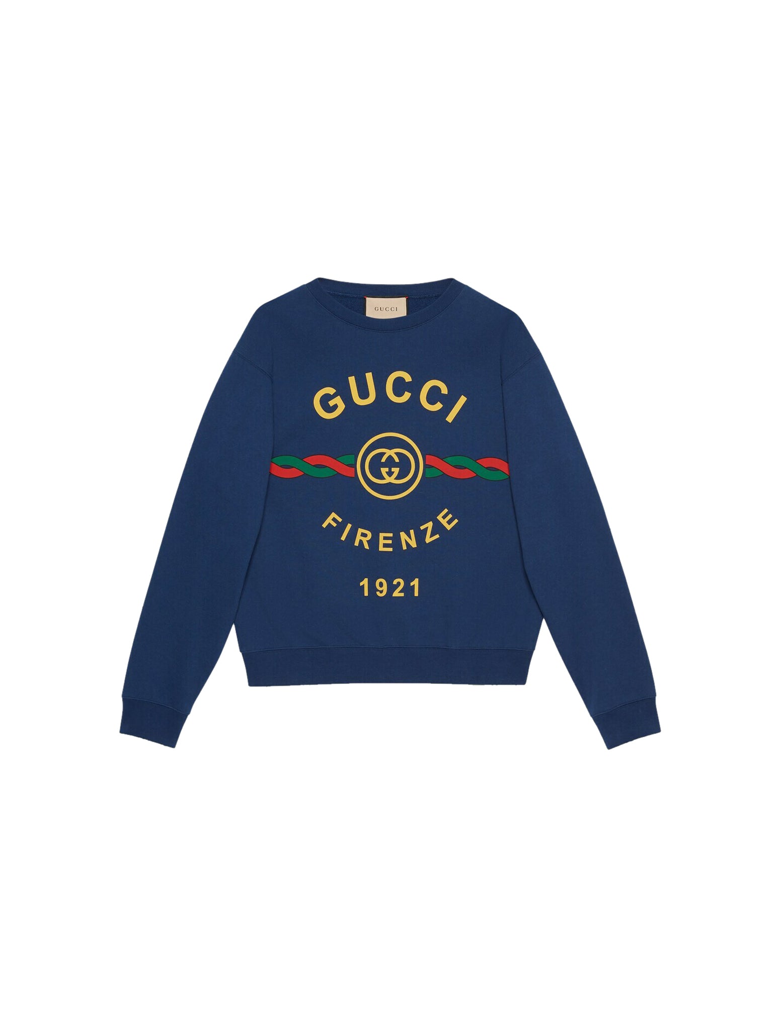 Felpa in cotone `Gucci Firenze 1921`