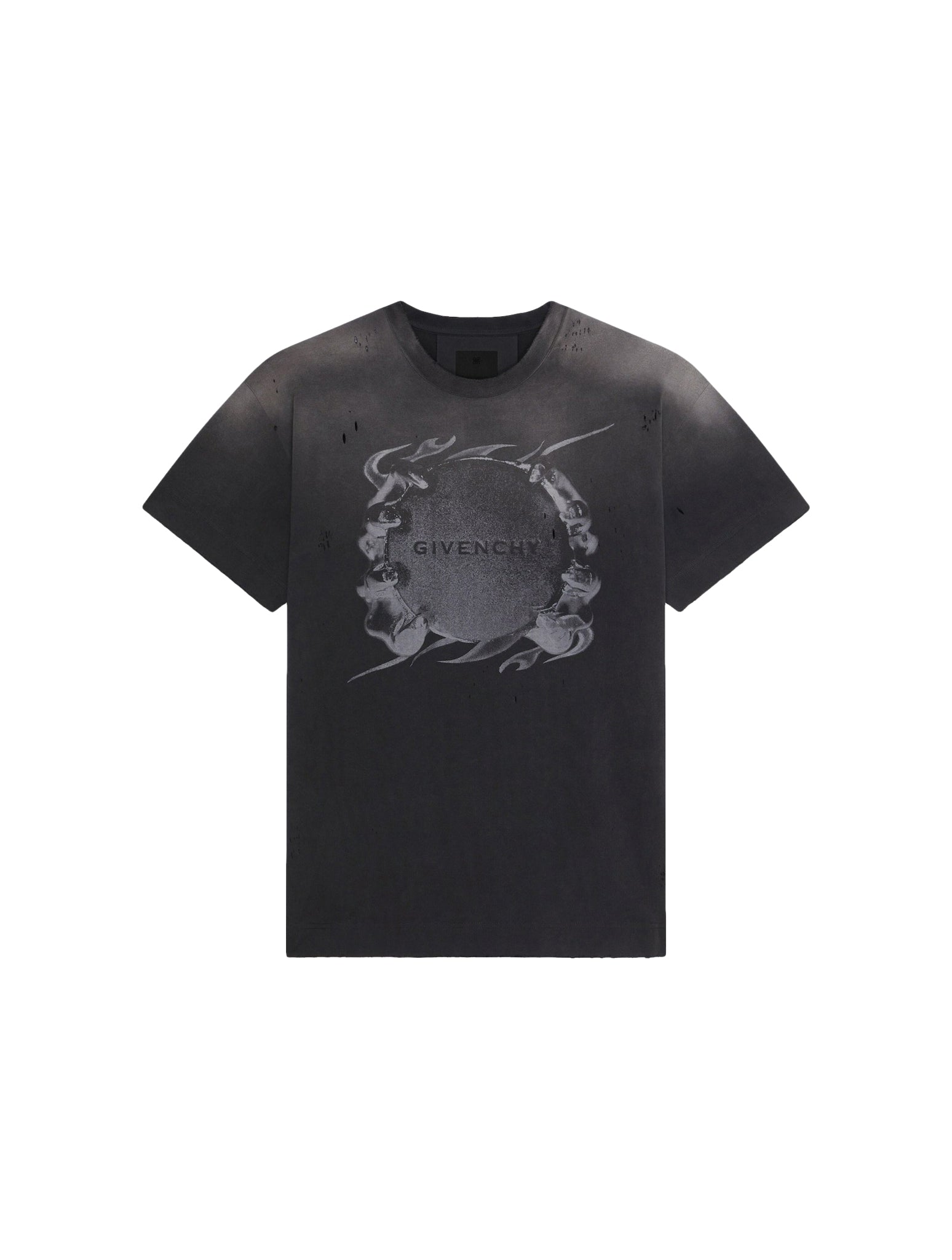 T-shirt dal taglio casual in cotone con stampa GIVENCHY Ring
