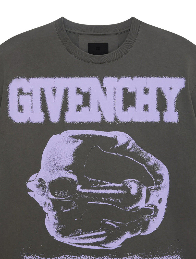 T-shirt dal taglio casual in cotone con stampe GIVENCHY Ring
