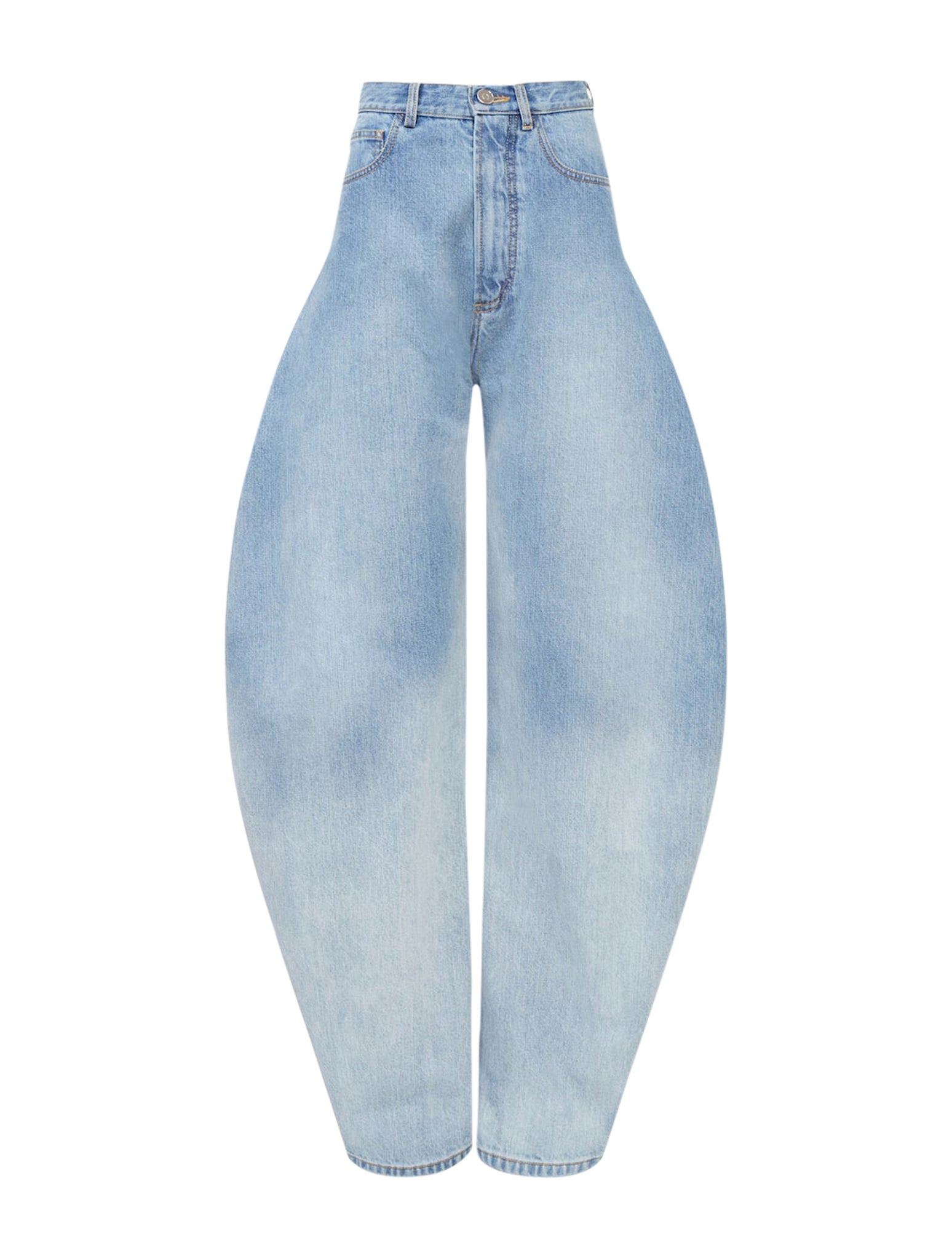 PANTALONI IN DENIM ARROTONDATI