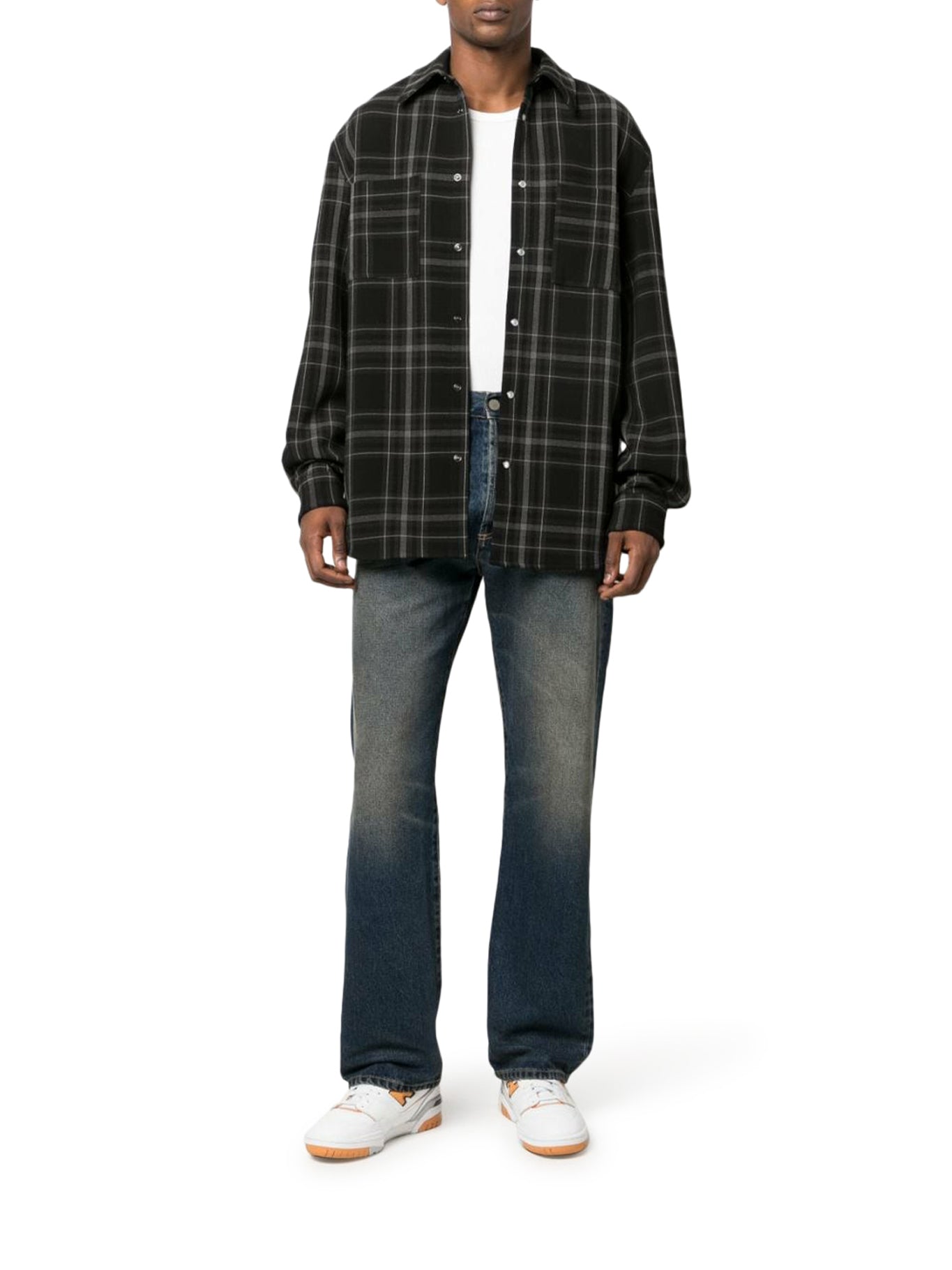 jeans dritti a vita media