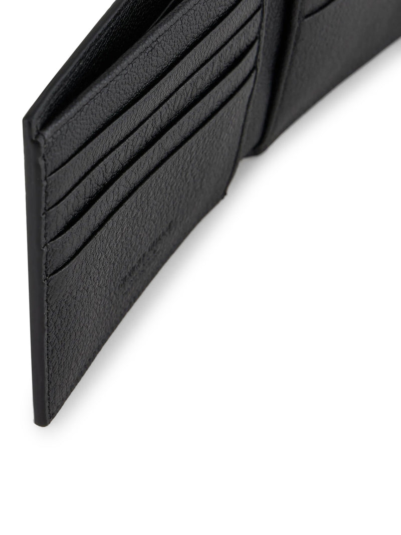 Portafoglio bifold in pelle stampata