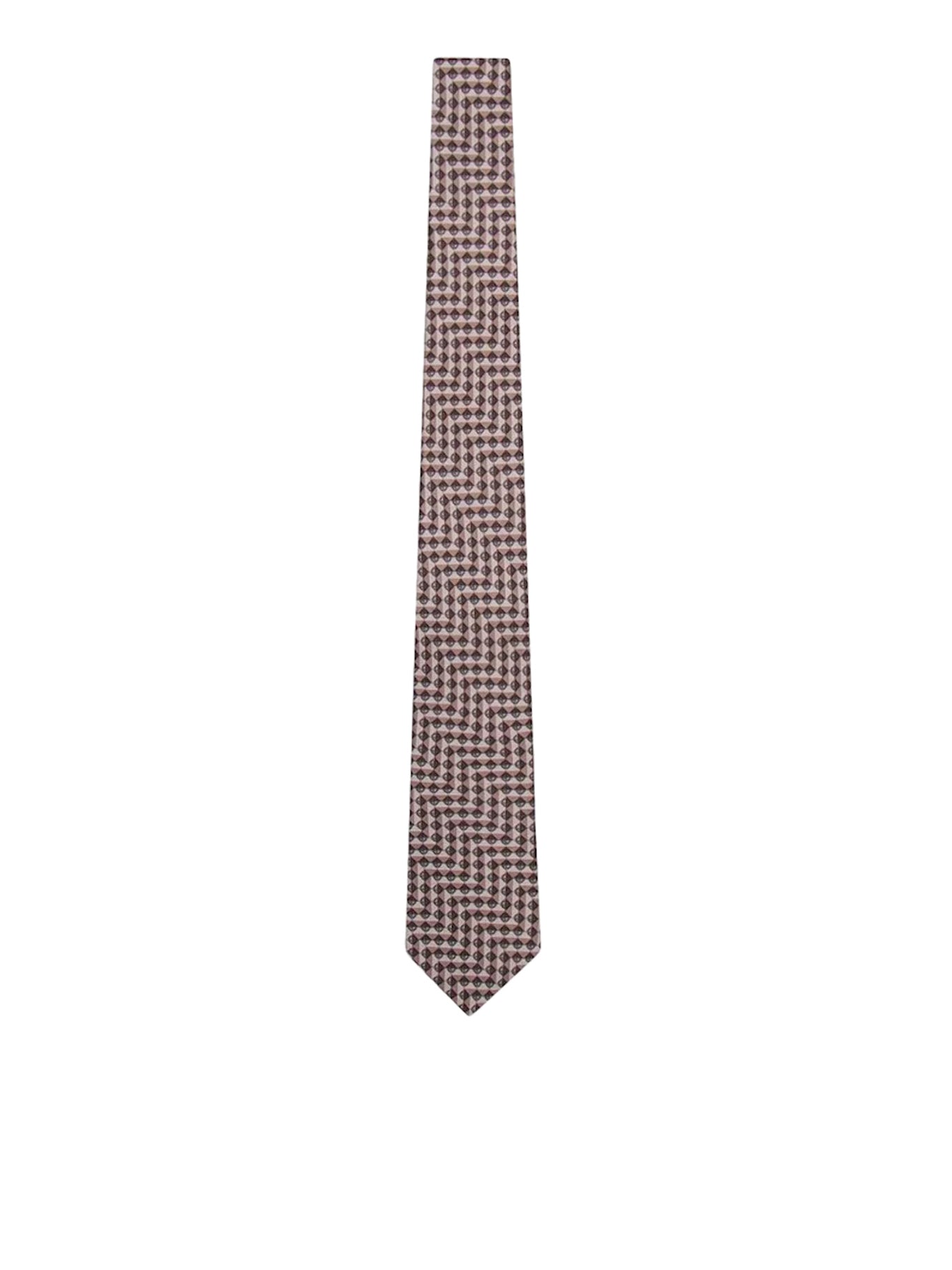 Cravatta in seta stampata Armani Sustainability Values