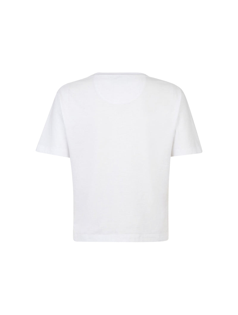 T-shirt in jersey bianco