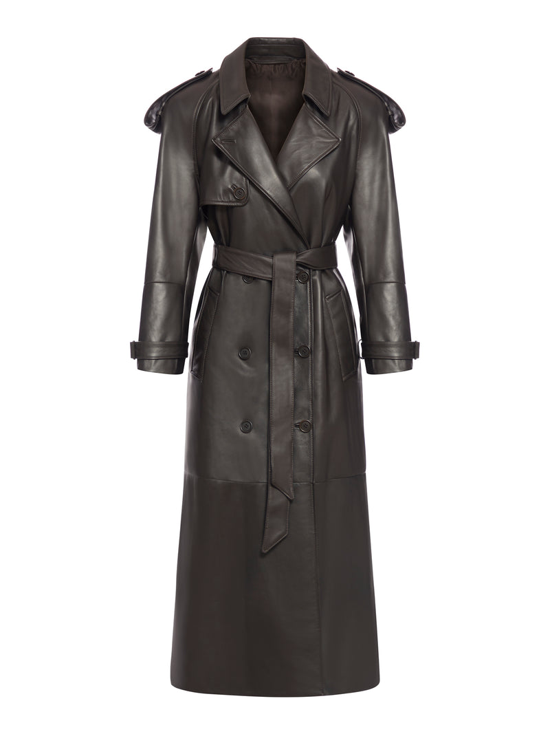 TRENCH IN PELLE