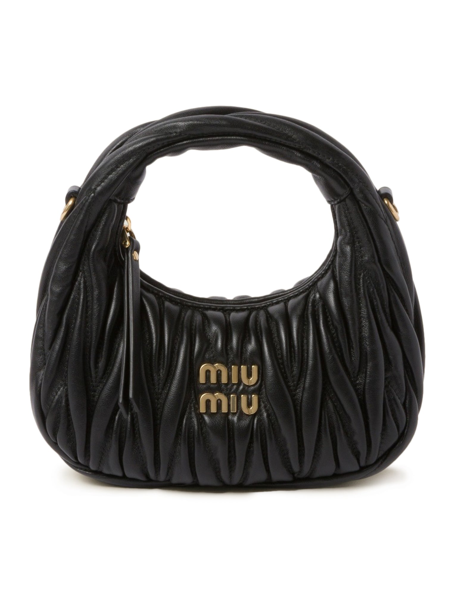 Mini borsa hobo Wander in nappa matelassé