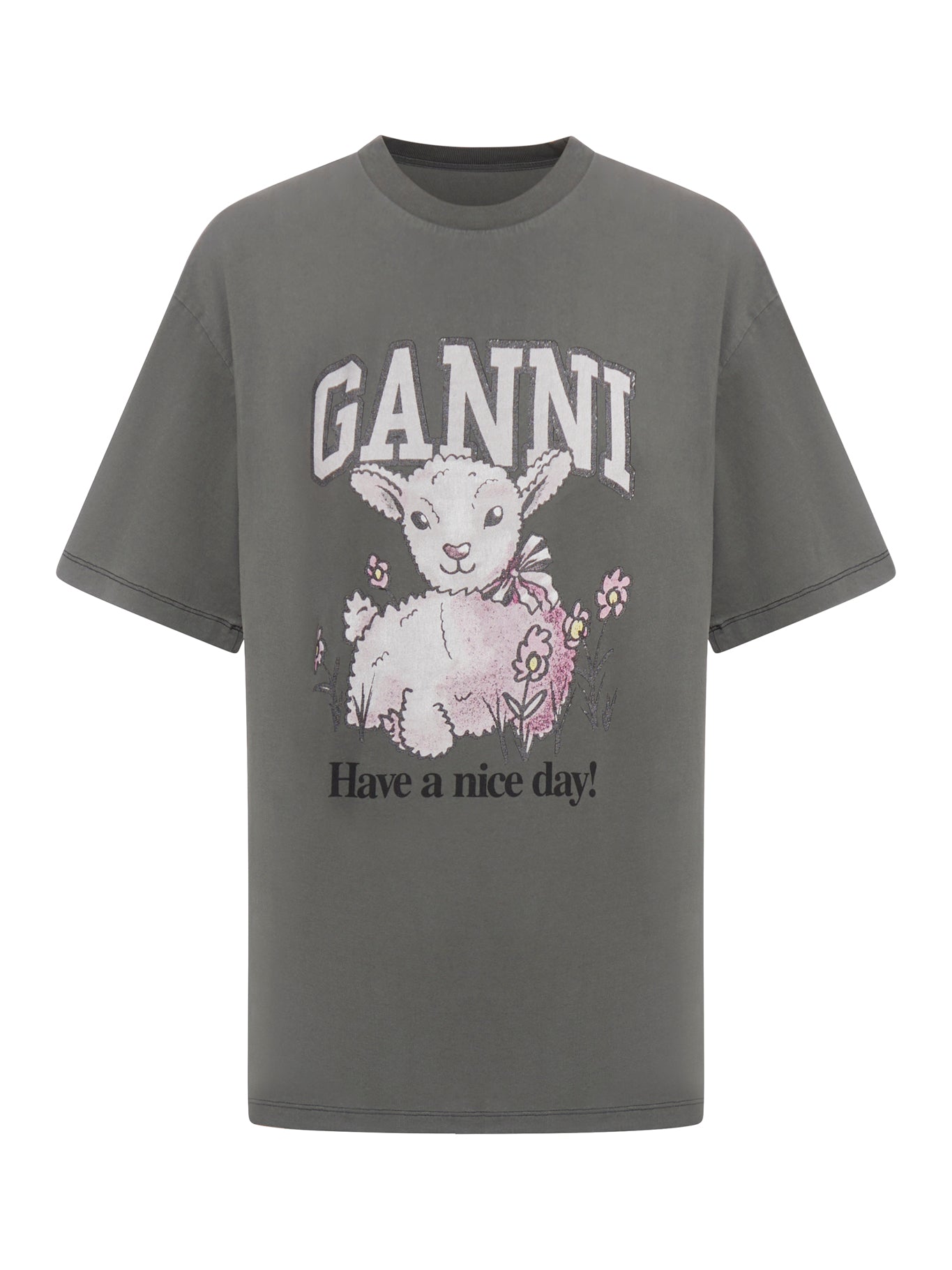 T-SHIRT GRIGIA future RELAXED LAMB