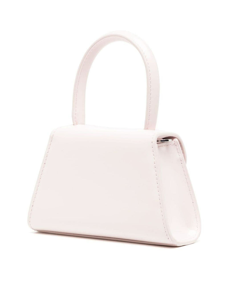 Borsa tote in pelle micro fiocco