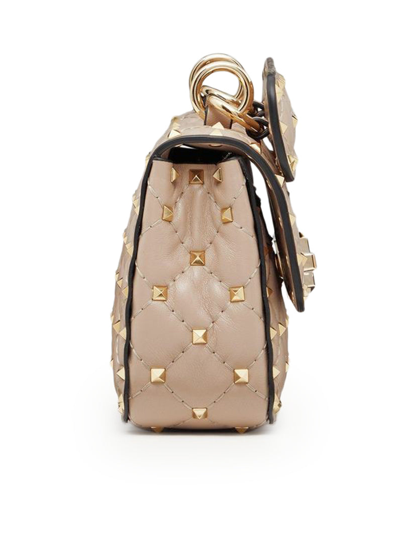 BORSA PICCOLA ROCKSTUD SPIKE IN NAPPA