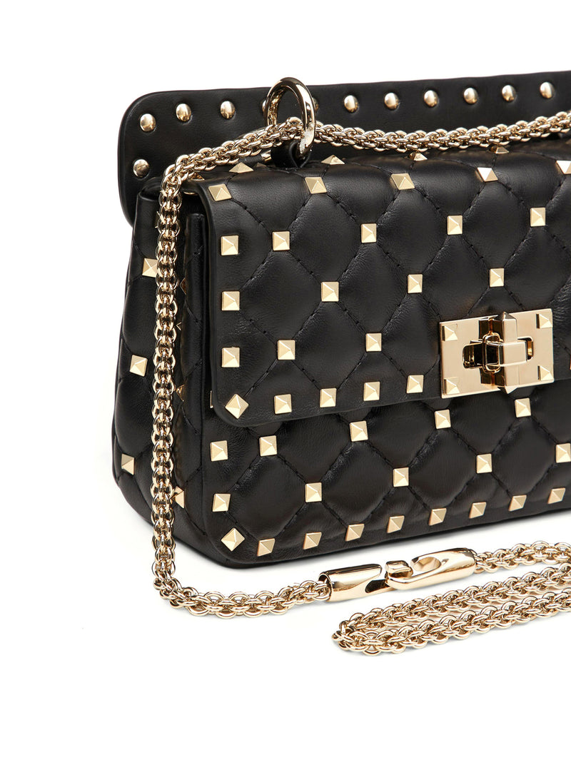 BORSA PICCOLA ROCKSTUD SPIKE IN NAPPA