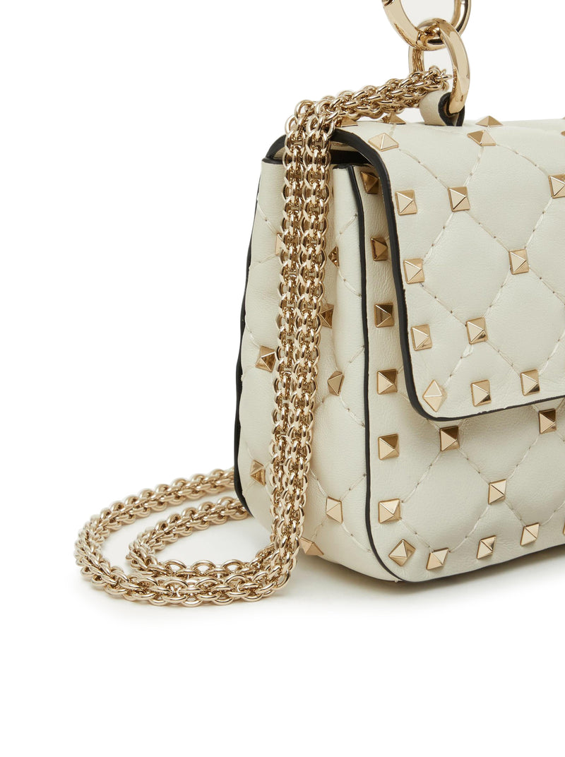 BORSA PICCOLA ROCKSTUD SPIKE IN NAPPA