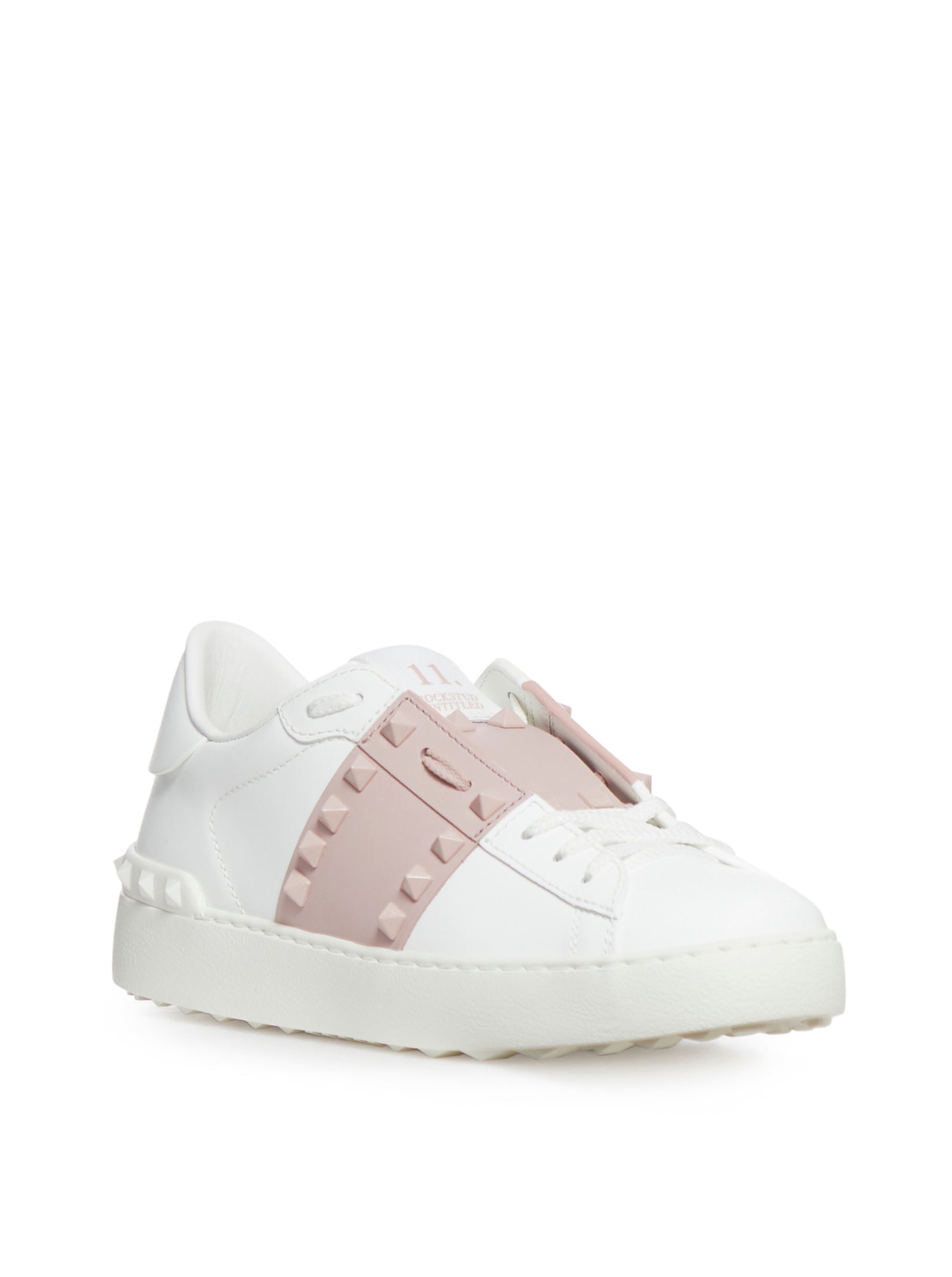 SNEAKER ROCKSTUD UNTITLED IN VITELLO CON BORCHIE IN TONO