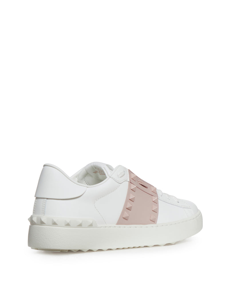 SNEAKER ROCKSTUD UNTITLED IN VITELLO CON BORCHIE IN TONO