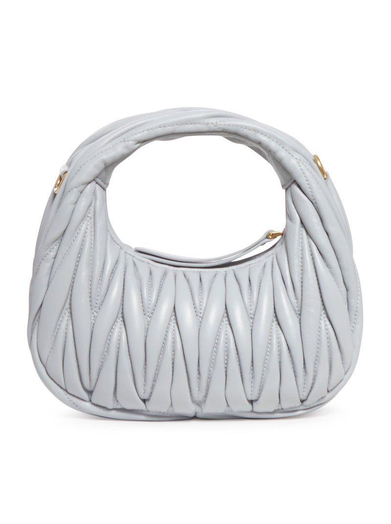 Mini borsa hobo Wander in nappa matelassé