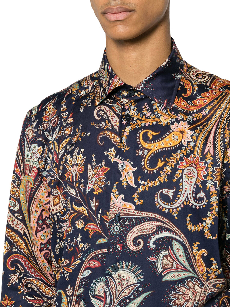 CAMICIA IN COTONE CON MOTIVO PAISLEY