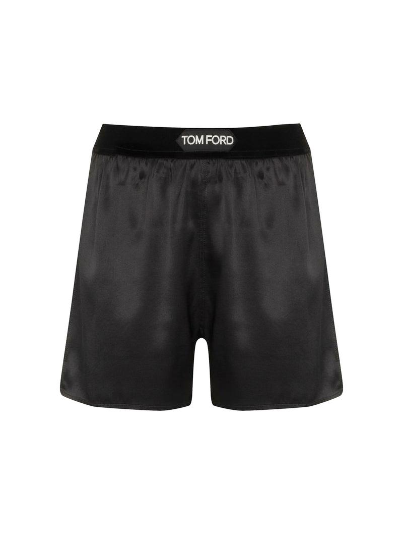 SHORTS  IN RASO DI SETA STRETCH