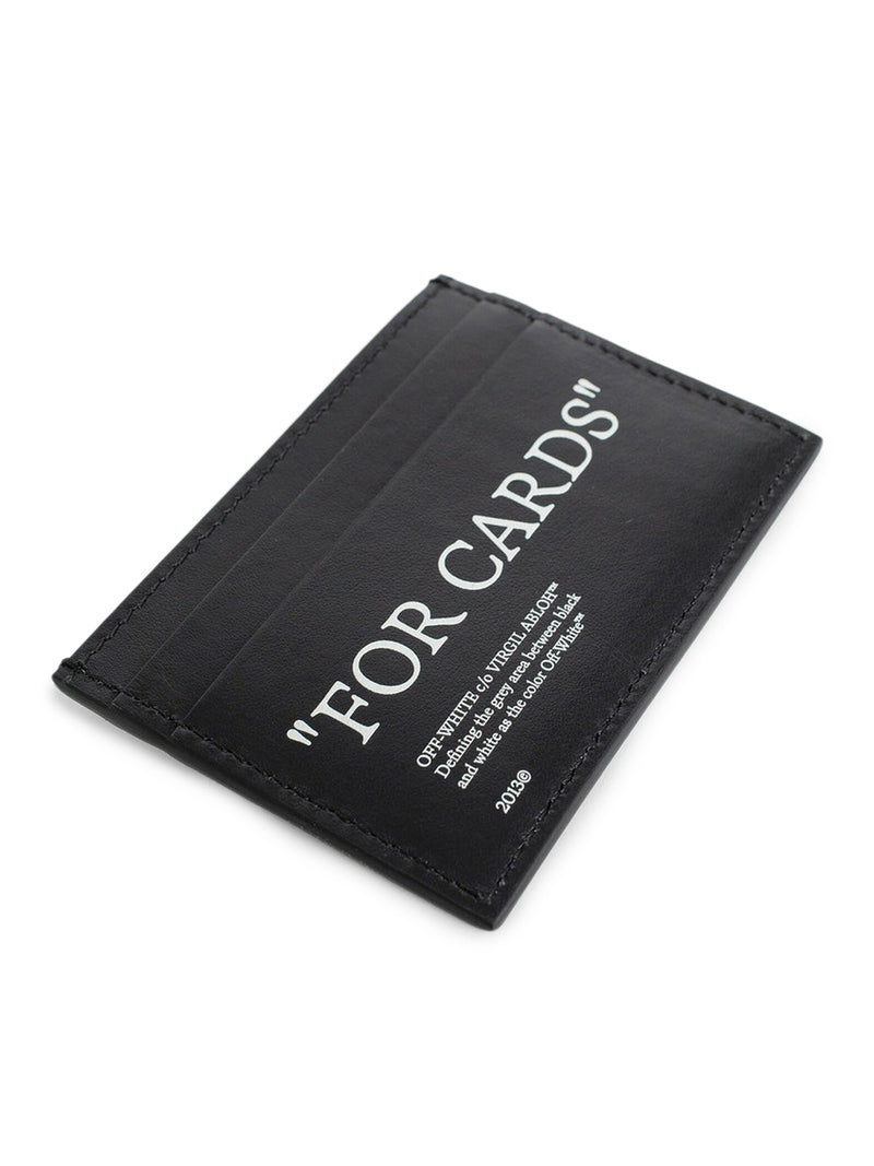 Porta carte da uomo con preventivo nero Off-White