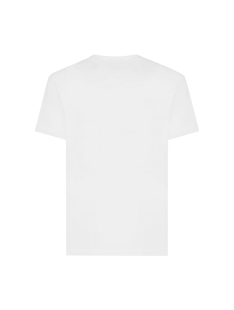 T-SHIRT COTONE CON PLACCA LOGATA