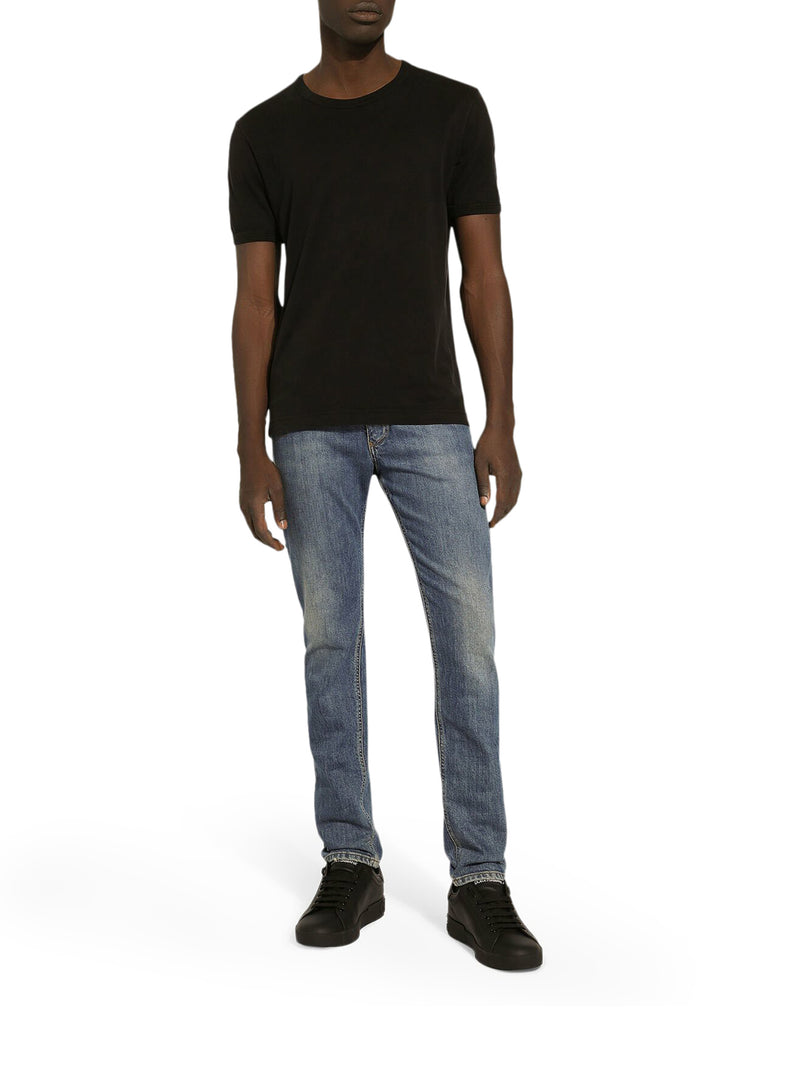 JEANS SLIM FIT IN DENIM BLU STRETCH