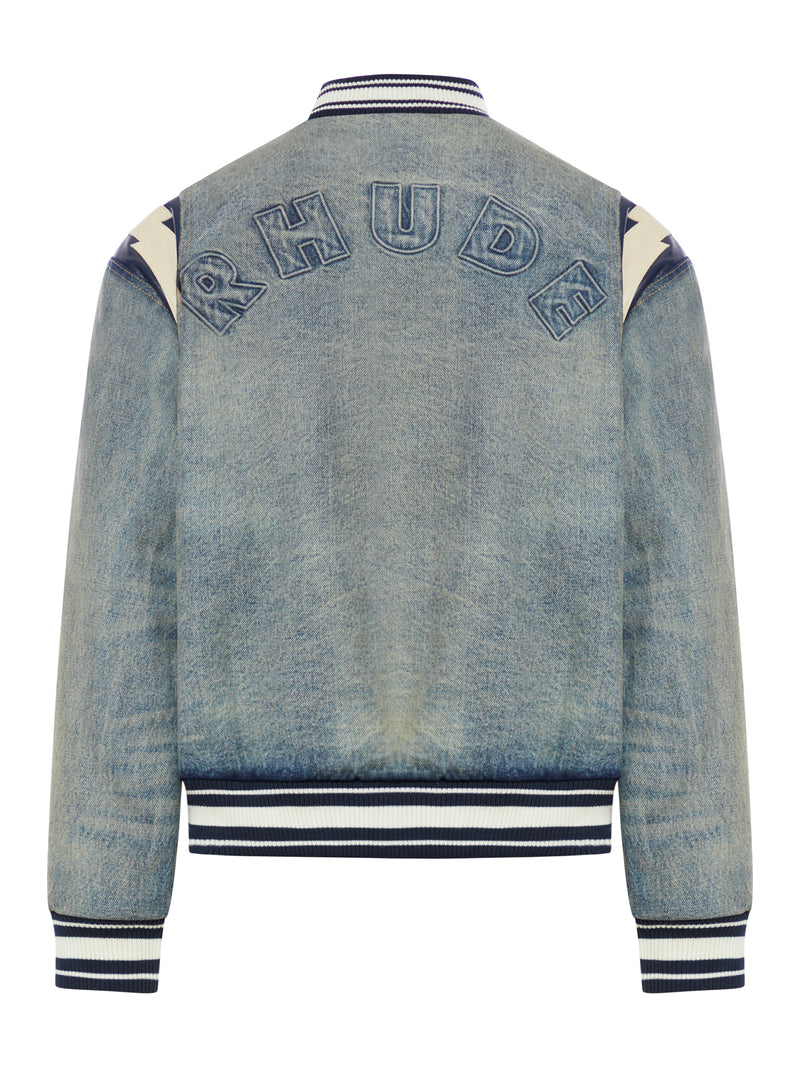 GIACCA VARSITY IN DENIM