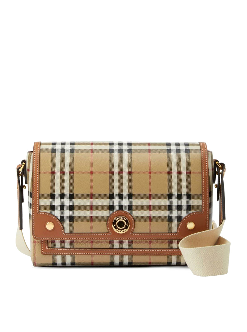 Borsa a tracolla con motivo tartan